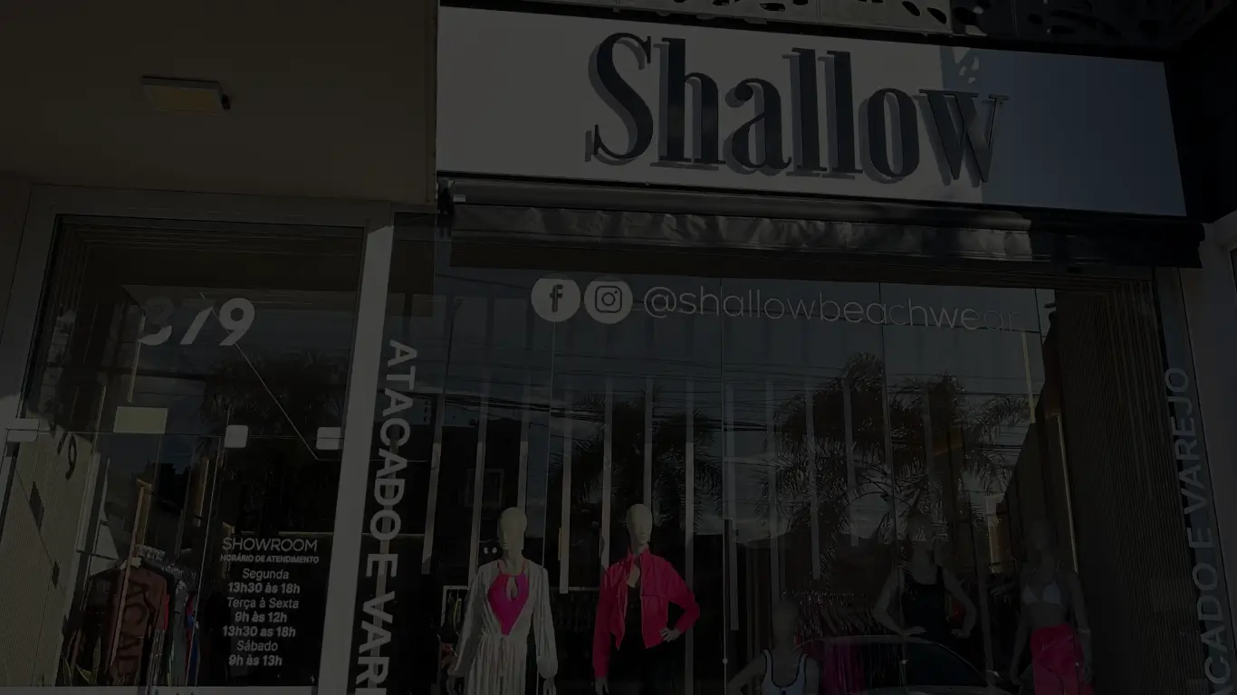 Fundo da Fachada Shallow Beachwear